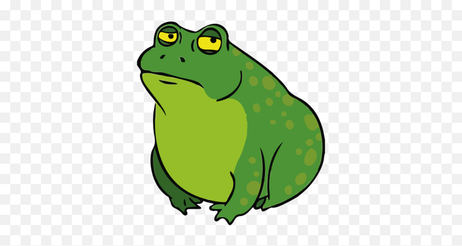 Fat Lonely And Depressed Frog T - Shirt Emoji,Fat Cute Cat Emoji