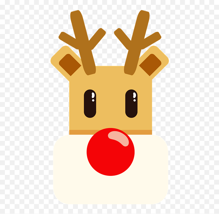 Reindeer Face Clipart - Christmas Day Png Download Full Emoji,Christmas Light Slack Emojis