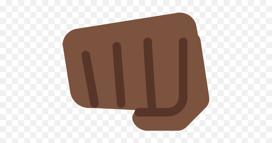 Hand With Closed Fist Dark Skin Tone Emoji,Knuckle Bump Emoji