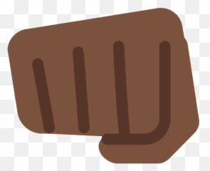 Hand With Closed Fist Dark Skin Tone Emoji,Knuckle Bump Emoji
