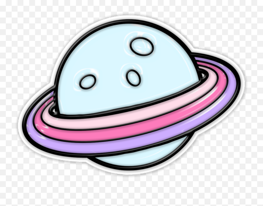 Moon Planet Saturn Sticker By U2022real Hot Boy Shitu2022 - Picsart Stickers Solos Aesthetic Emoji,Outer Space Emoji