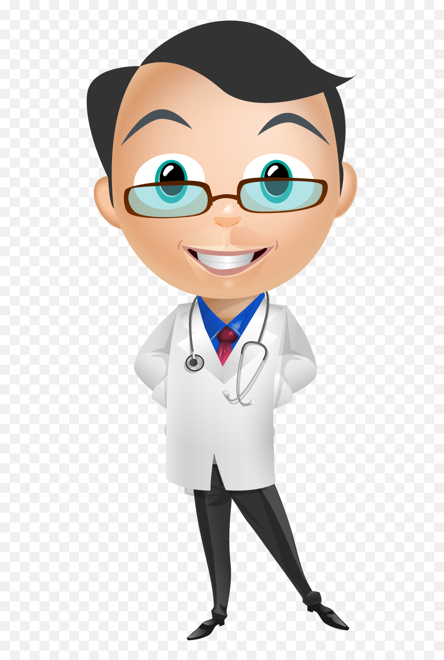 Physician Woman Clip Art - Cartoon Family Female Doctor Png Animated Transparent Background Doctor Emoji,Female Doctor Emoji
