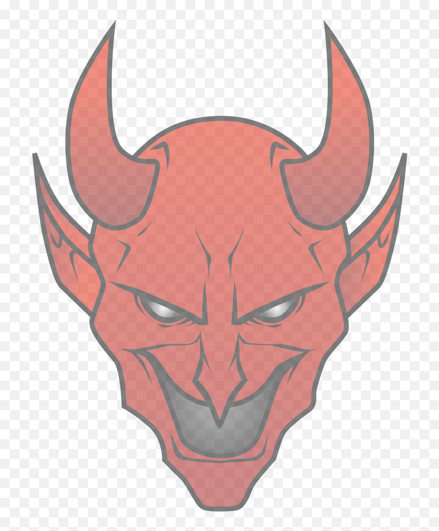 Devil Horn Png - Easy Scary Face Drawing 4748390 Vippng Easy Scary Face Drawings Emoji,Emoji Faces To Draw