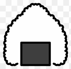 Rice Ball Emoji - Logo Karang Taruna Hitam Putih Keren,Rice Ball Emoji