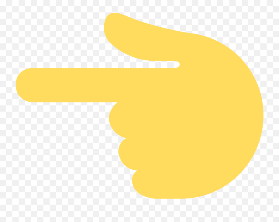 Backhand Index Pointing Left Emoji - Point Left Emoji,Pointing Emoji