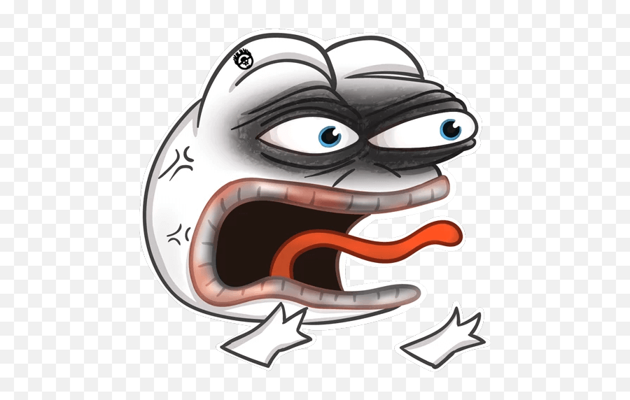 Pepe Whatsapp Sticker Lihkg - Pepelaugh No Background Emoji,Meep Emoticons Meanings