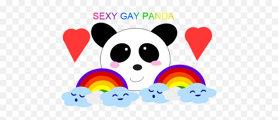Gay Panda On Tumblr - Girly Emoji,Emotions De Panda