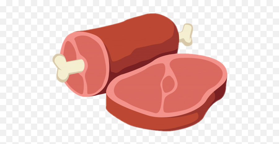 Meats Food Sticker - Meat Clipart Vector Stock Emoji,Bologna Emoji