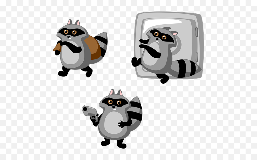 70 Free Raccoon U0026 Kawaii Illustrations - Pixabay Fictional Character Emoji,Racoon Emoji