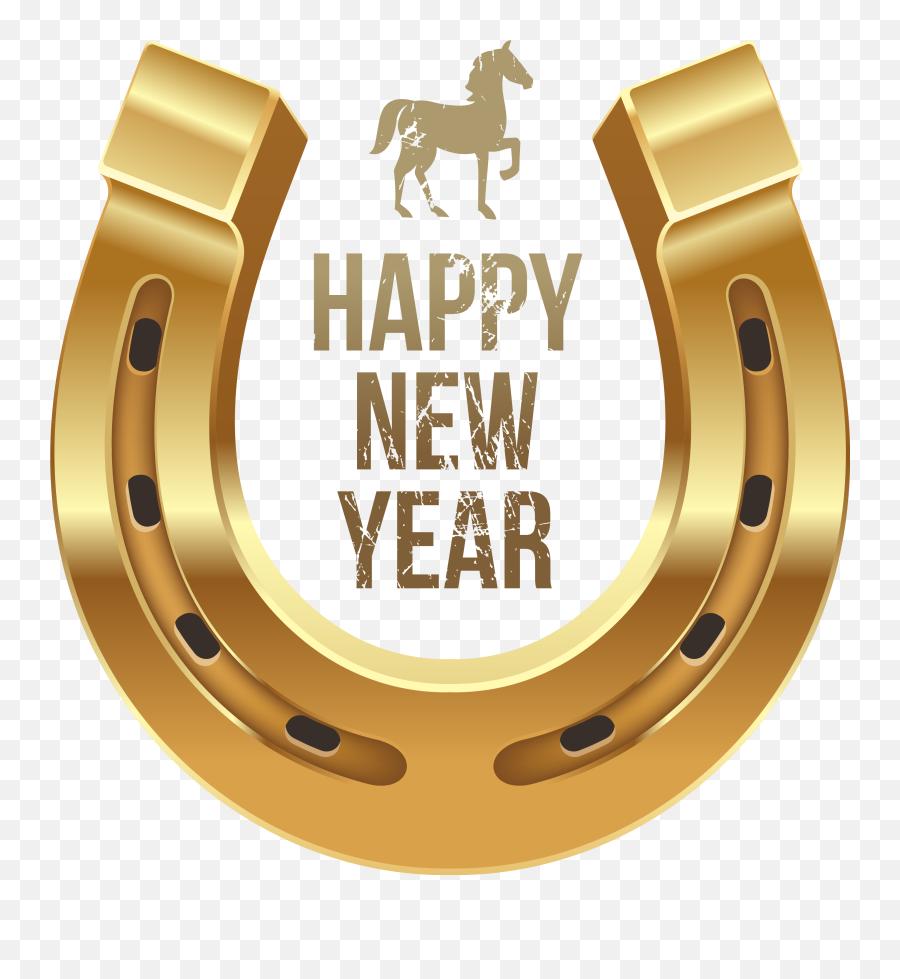 Download Gold Horseshoe Horse Shoe Log Png Image Clipart Png - Earthenware Dish Emoji,Horse Emoticon