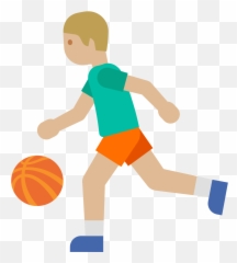 Emoji U26f9 1f3fc - Patear El Balon De Basquet,Sports Emoji