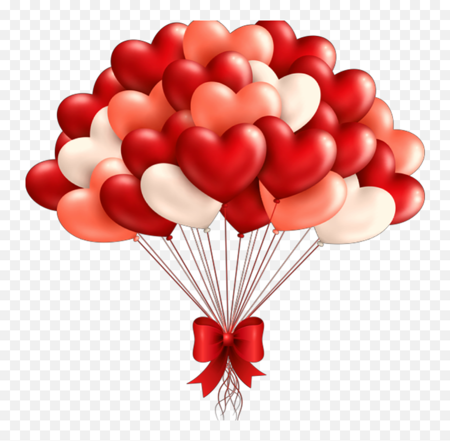 Day Backdrops Transparent Png - Valentines Balloons Png Emoji,Facebook Emoji Corazones De Colores