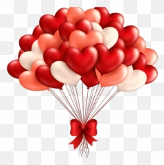 Day Backdrops Transparent Png - Valentines Balloons Png Emoji,Facebook Emoji Corazones De Colores