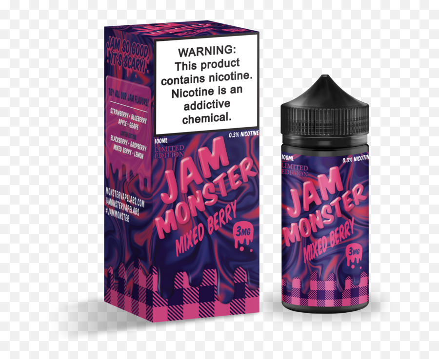 Jam Monster E - Liquid Jam Monster E Liquid Emoji,Different Fae Emojis