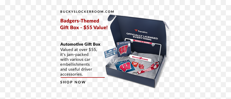 Football Wisconsin Badgers - Fanatics Pack Gift Box Emoji,Uw Huskies Football Emoticons