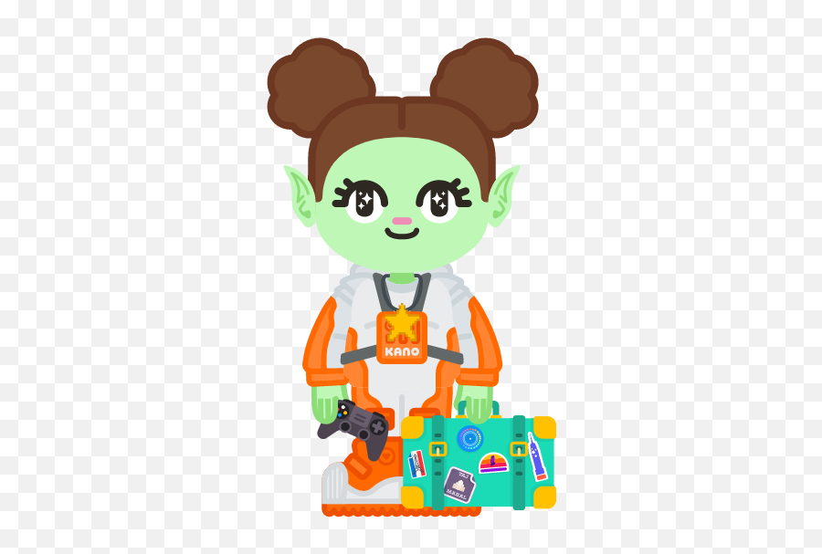 Kano World Studio - Fictional Character Emoji,Want Some Candy Little Girl Emojis