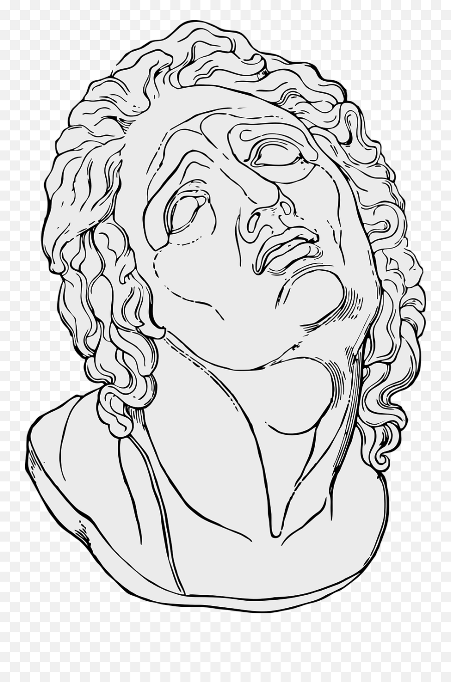 Free Photo Famous Lenny Face Alam - Greek Statue Line Art Emoji,Lenny Emoji