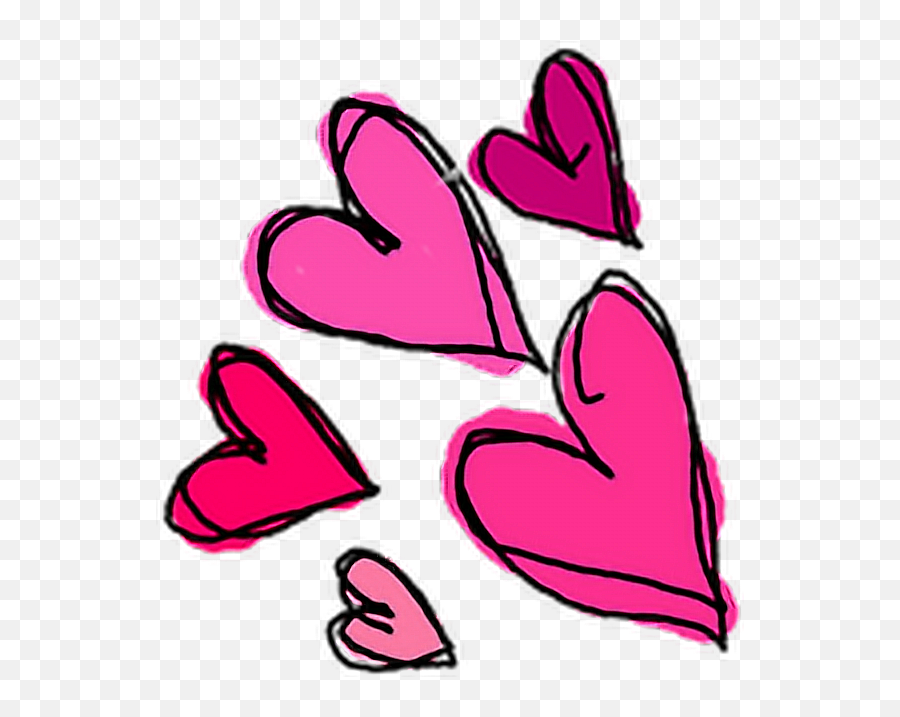 Heart Sweet Love Red Pink Tumblr Drawing Art Dress - Sin Fondo Stickers Corazones Emoji,Kpop Heart Emojis Tumblr