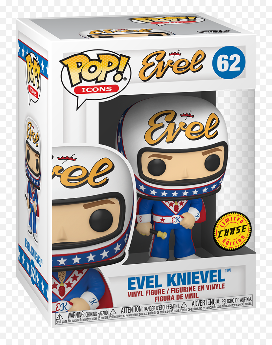 Bobbleheads Evil Knievel Chase Edition - Funko Evel Knievel 62 Emoji,The Emoji Movie Collectible Figures