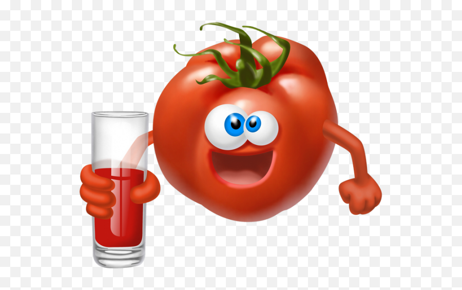 Tomato Emoji Png Transparent Images - Funny Vegetables Png,Tomato Emoji