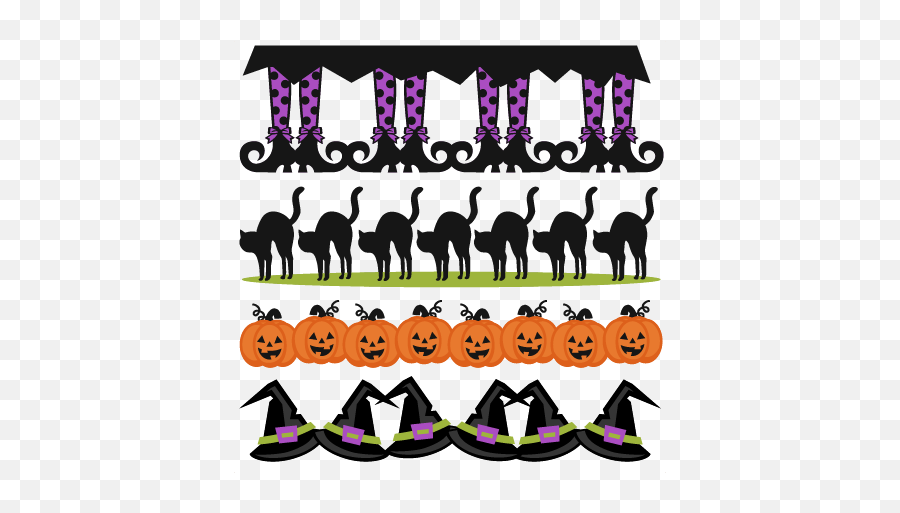 Free Halloween Border Clip Art Pictures - Halloween Border Clipart Emoji,Pretty Emoticon Borders