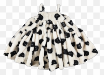 Caroline Bosmans Teddy Black Fake Fur - Dance Skirt Emoji,Caroline Bosman Emoticon