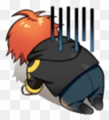 Telegram Sticker - Mystic Messenger Seven Stickers Emoji,Jaehee Sighing Emoji Mystic Messenger