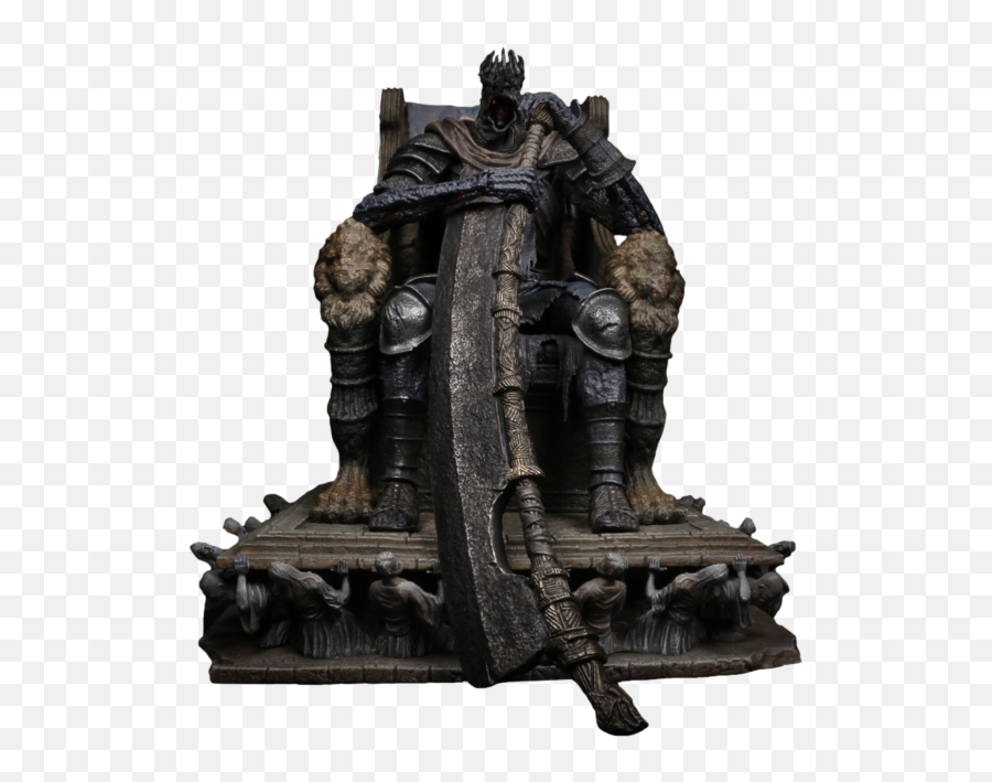 Dark Souls - Yhorm On Throne 112th Scale Statue Dark Souls Yhorm Statue Emoji,Dark Souls Emoticons Pack Part 2