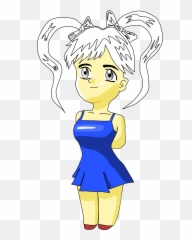 Cartoon Blonde Girl Drawing Free Image - Pesonaje Chibi Emoji,Face Cartoon Blonde Female Emojis