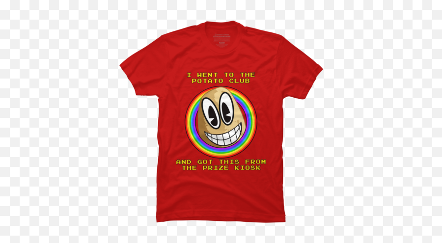 Broadcasters Red Cartoon Menu0027s T - Shirts Design By Humans T Shirt Christian Designs Emoji,Barfing Emoticons