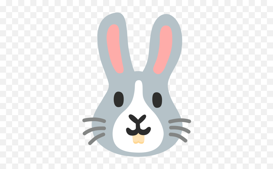 Rabbit Face Emoji - Cara De Un Conejo,Bunny Emoji