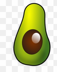 Avocado Clipart Vector - Palta De Dibujo En Png Transparent Emoji,Maceta Emoji