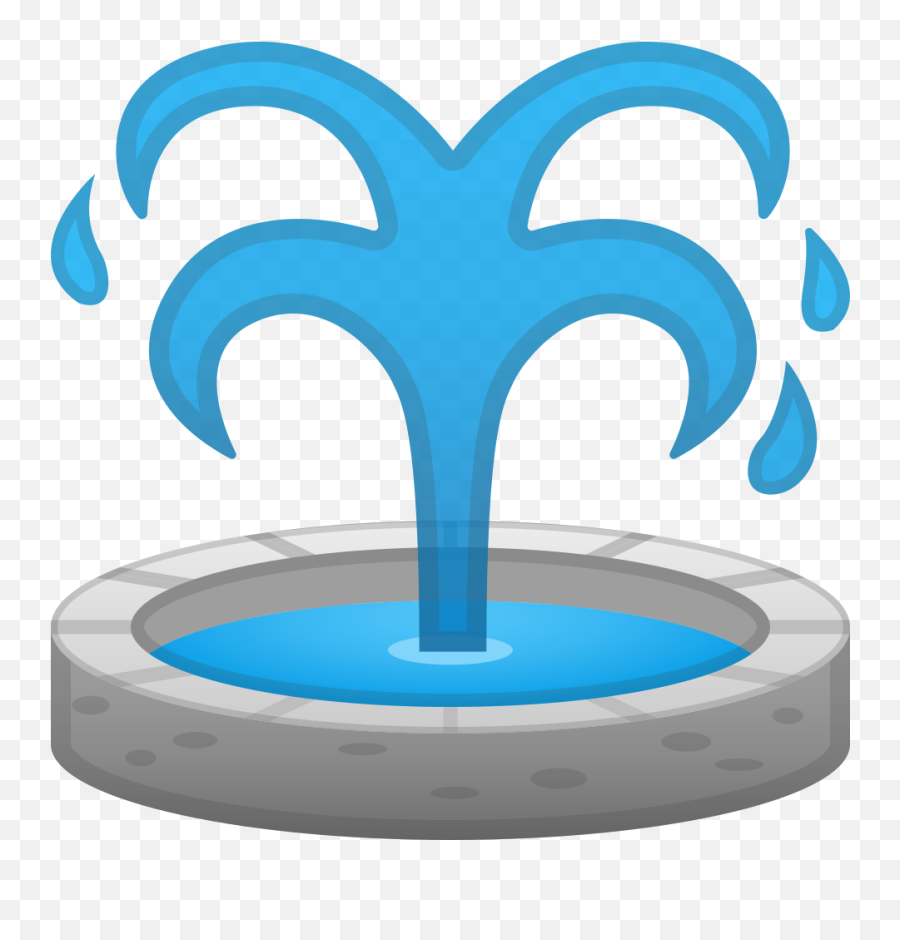 Fountain Icon - Fountain Icon Emoji,Bush Emoji