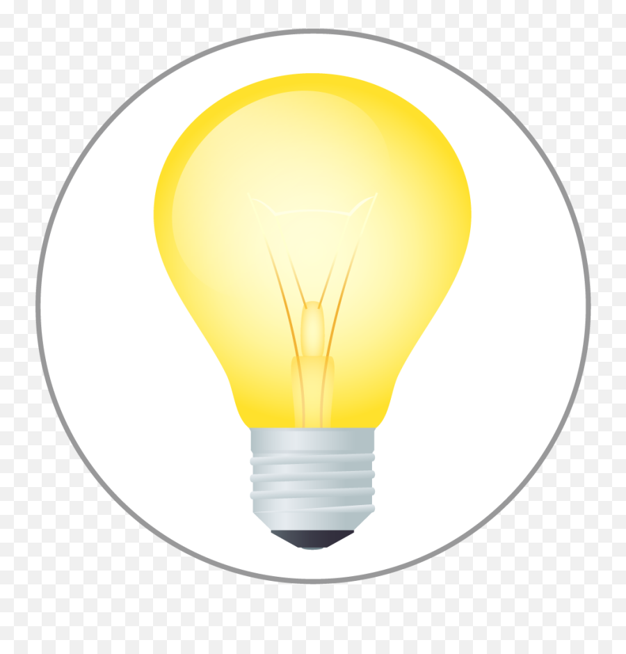 Light Bulb Emoji 25mm Centre Disc,Light Glob Emoji