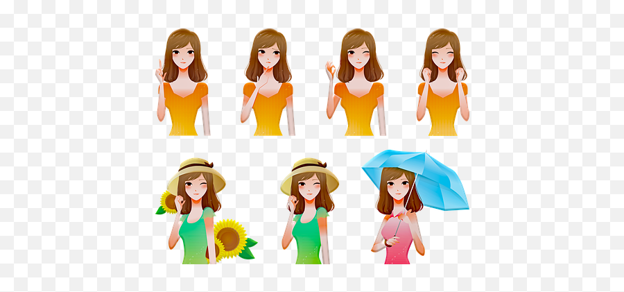 200 Free Facial U0026 Emoji Illustrations - Pixabay Avatar Girls,Female Doctor Emoji