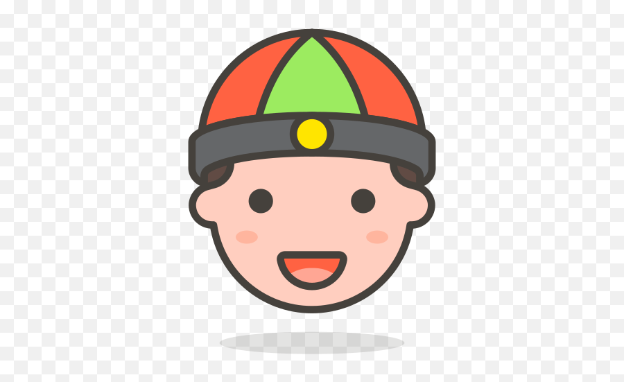 Man With Chinese Cap Free Icon Of - Dot Emoji,Chinese Man Emoji