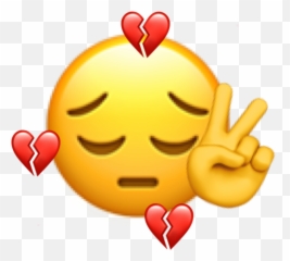 Emoji Corazonroto Rojo Sticker - Happy,Emoji Corazon Roto