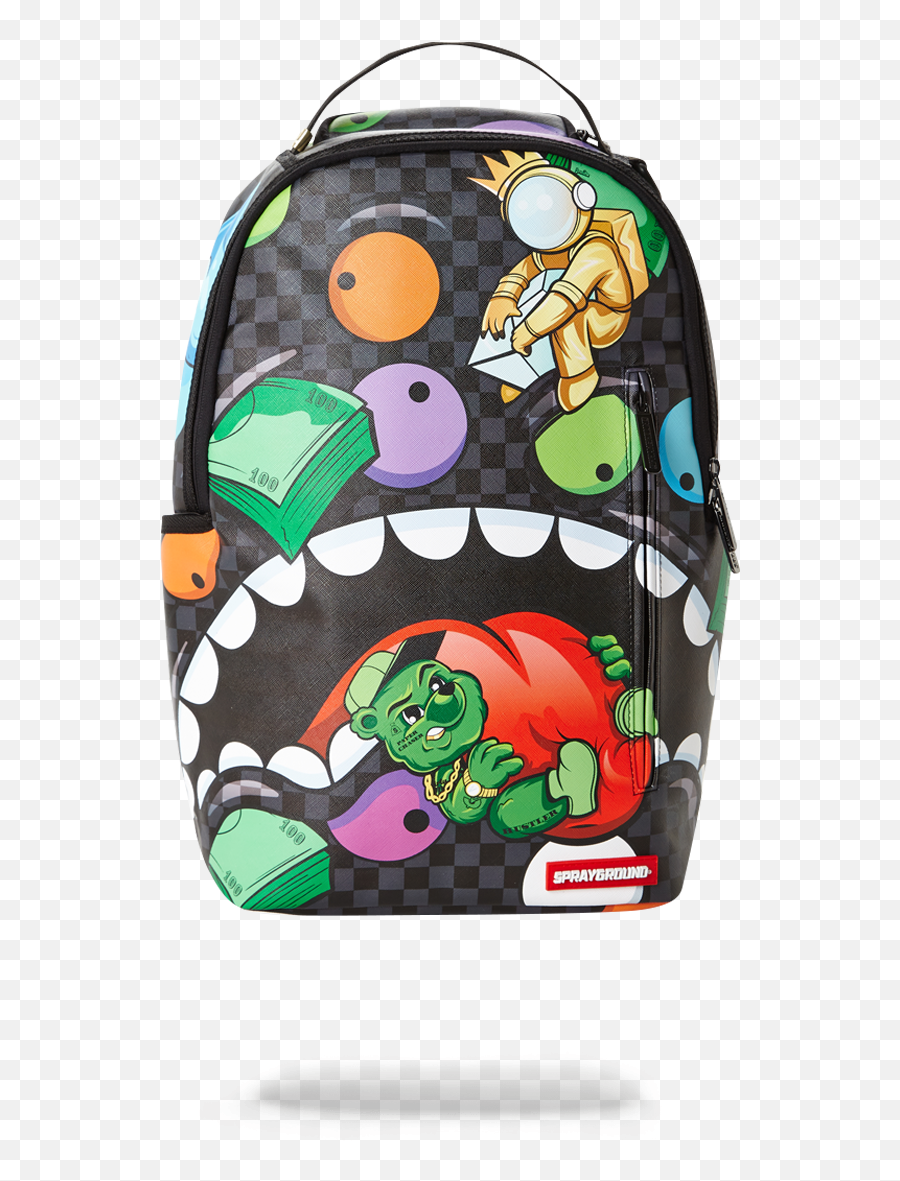Lobo Negro - Sprayground Emoji,Emoji Backpack For Boys
