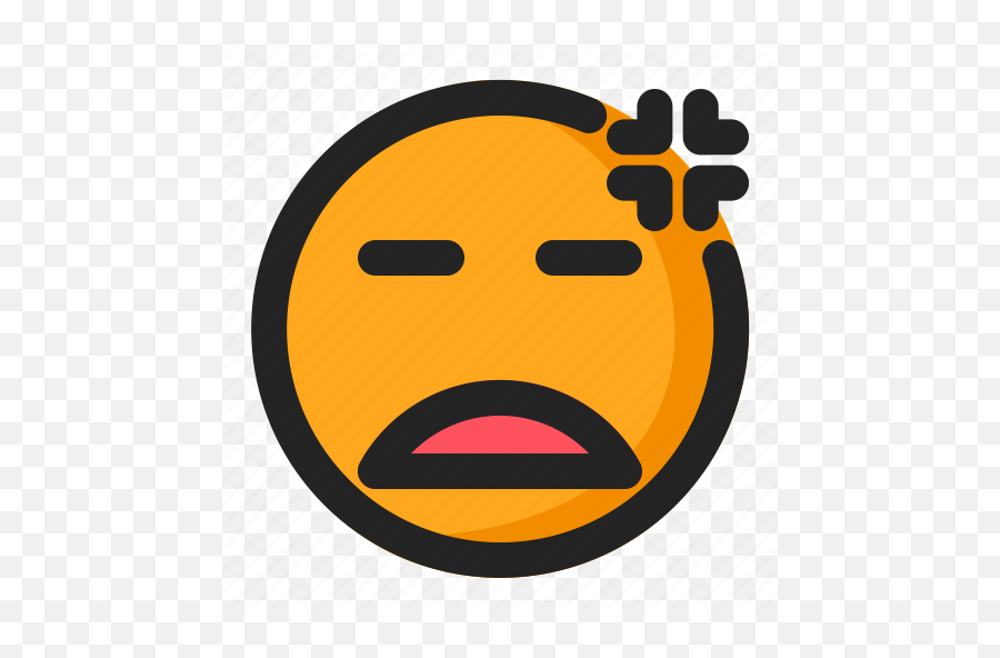 Annoyed Disappointed Emoji Emoticon Icon - Download On Iconfinder Happy,Disappointed Emoji