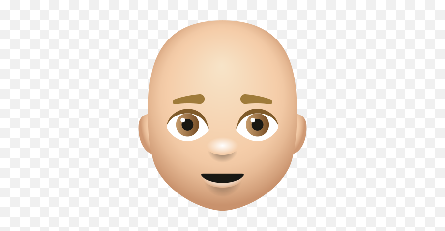 Bald Man Medium Light Skin Tone Icon - Old Man Emoji Png,Bald Emoji