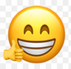 Sticker By Morganicc - Happy Emoji,Happy Thumbs Up Emoticon