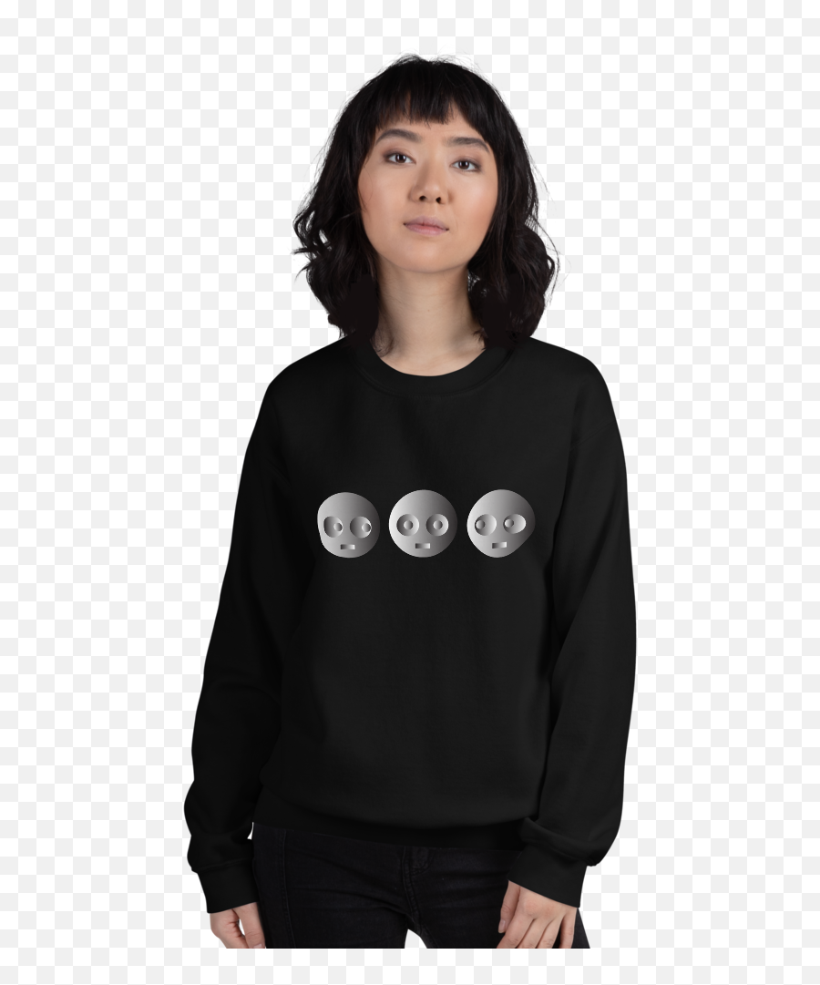 3 Emoji Unisex Sweatshirt - Sweater,Emoji Long Sleeve Shirt