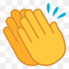 Clapping Hands People Gif - Clap Emoji Transparent,Hand Clap Emoji