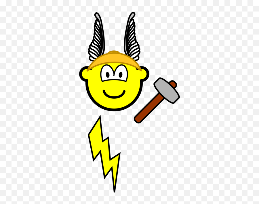 Thor Buddy Icon God Of Thunder Buddy Icons Emofacescom - Happy Emoji,Emoticons Hammer