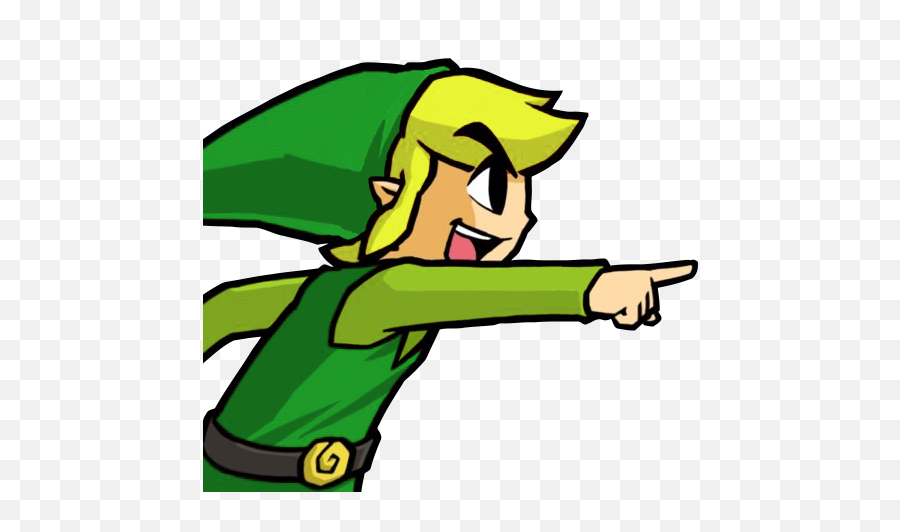 Triforce Heroes Links As Wind Waker - Triforce Heroes Link Emote Emoji,Triforce Heroes Pom Pom Emoticon