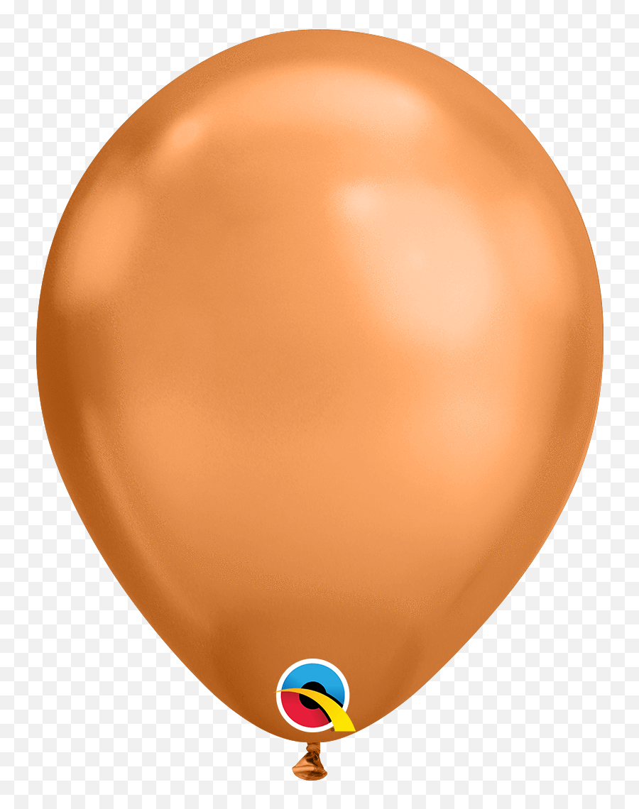 Chrome Balloons Latex Or 100 - Qualatex Rose Gold Emoji,Copper Mug Emoji
