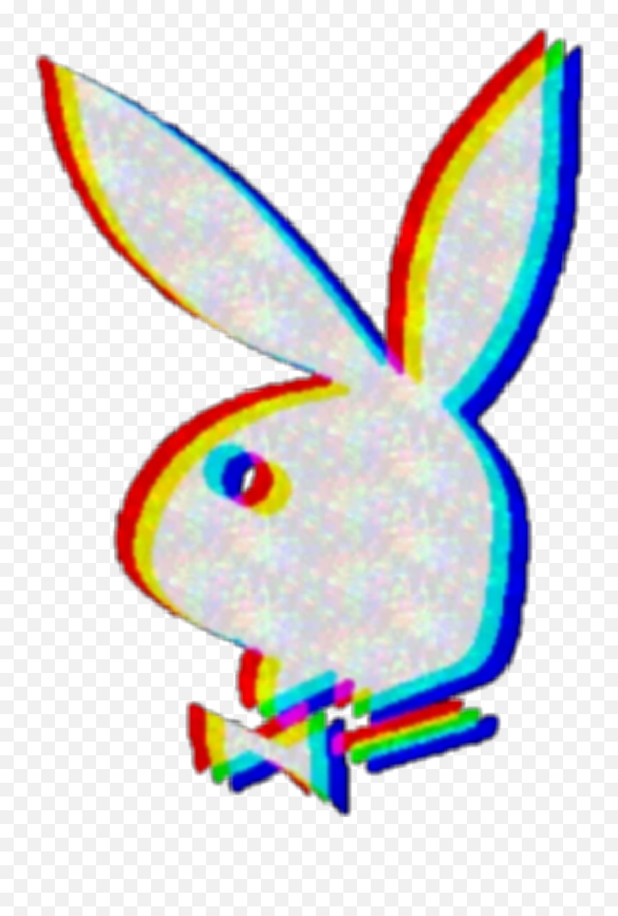 Logo Cute Glitch Sticker By Ooratoo - Dot Emoji,Playboy Bunny Emoji