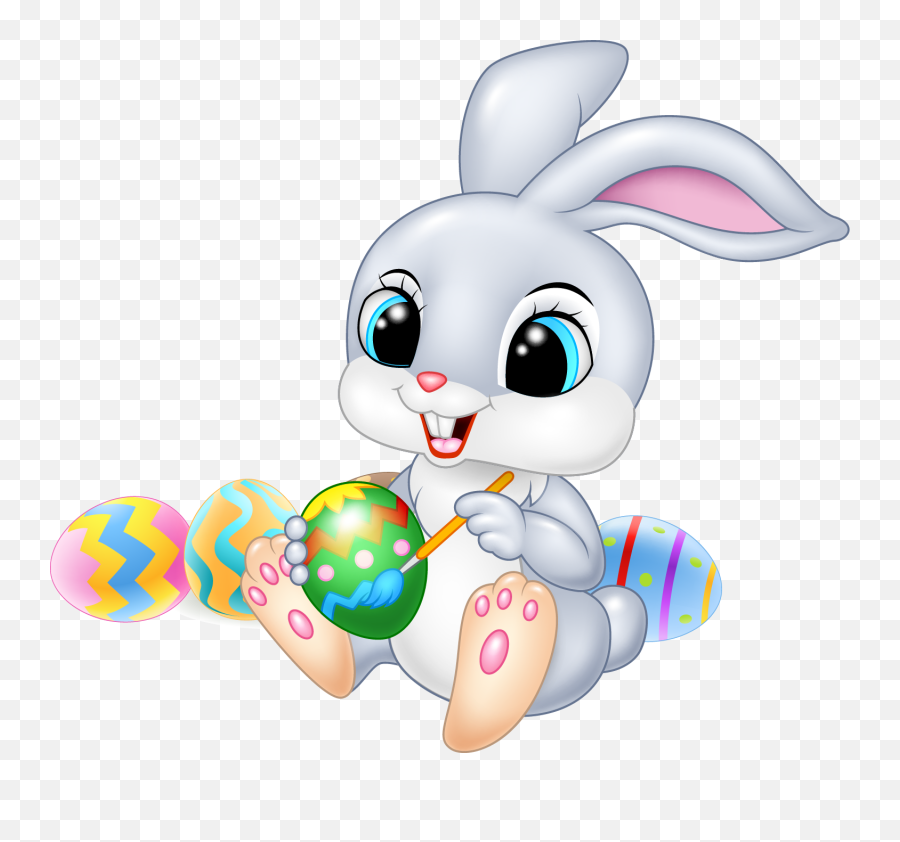 Bunny Png - Transparent Easter Bunny Cartoon Emoji,Sad Bunny Emoji