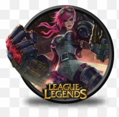 Vi Icon - League Of Legends Vi Ass Emoji,League Of Legends Emojis Vi