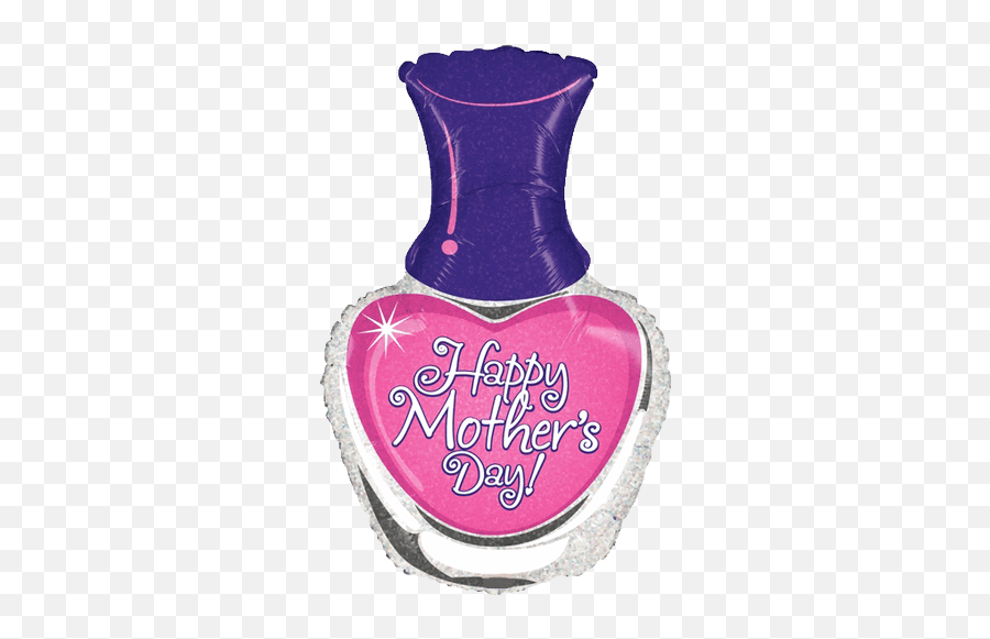 30 Happy Motheru0027s Day Nail Polish Bottle Manicure Balloon - Happy Mothers Day Nail Emoji,Manicure Emoji